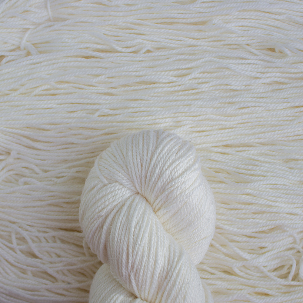 Sample Skein Three Natural GEMS - DK - 100% Superwash Merino - Image 2