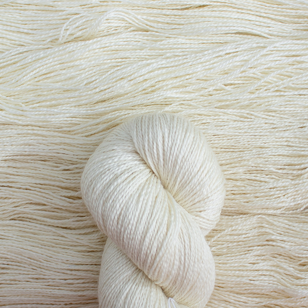 Two Natural GEMS - Sport / Fingering - 10 skeins per bag - 100% Superwash Merino
