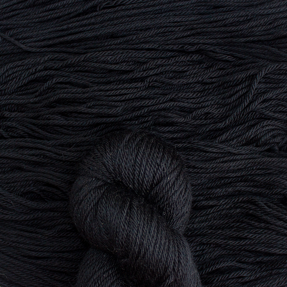 Sample Skein Four Black GEMS – Worsted - 100% Superwash Merino